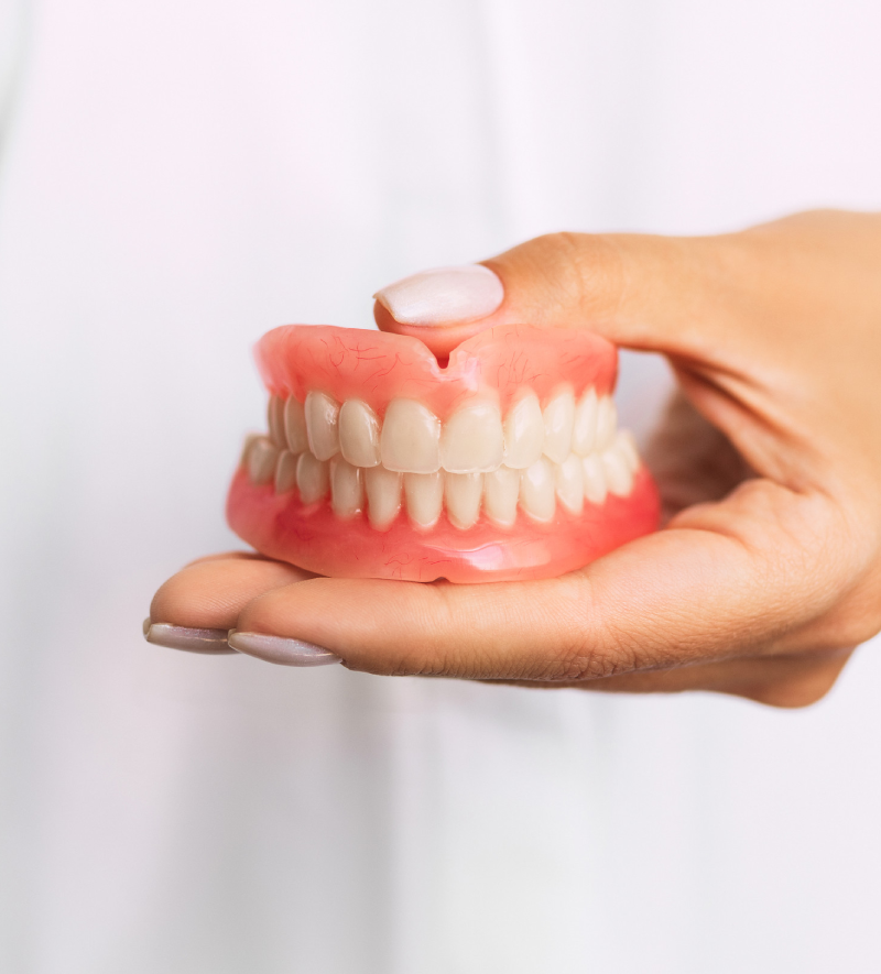 Female patient receiving dental treatment<br />